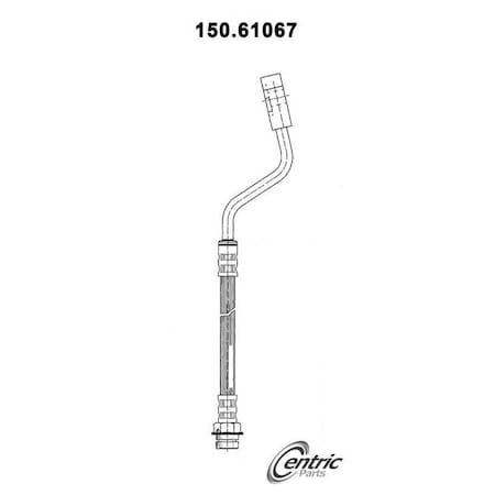 Centric Parts Brake Hose, 150.61067 150.61067